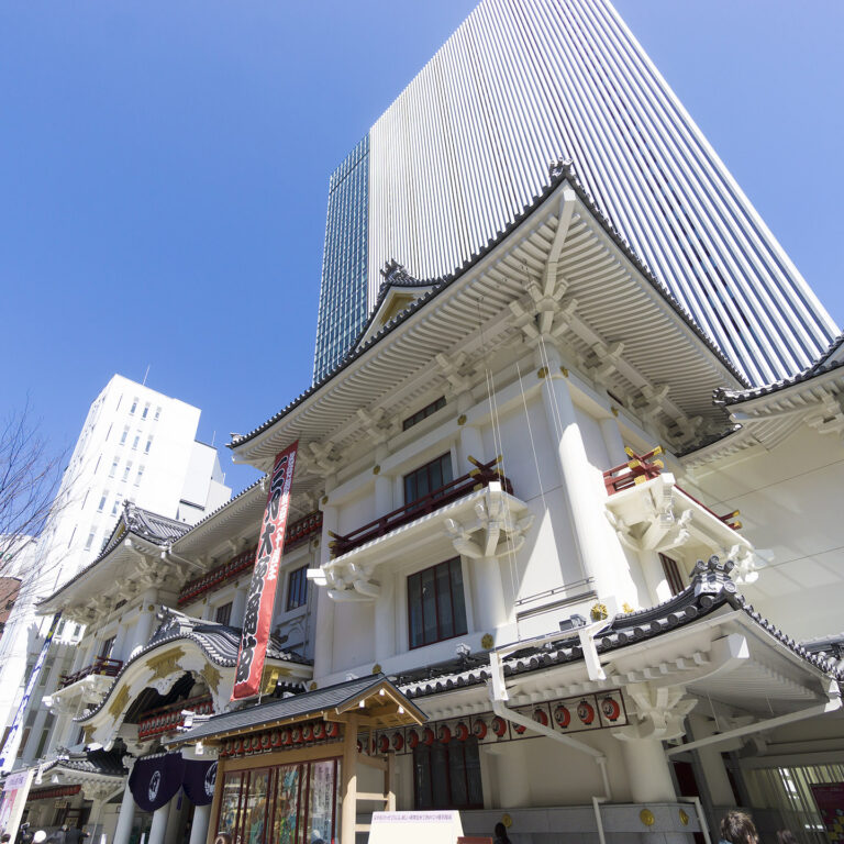 歌舞伎座 快晴 青空